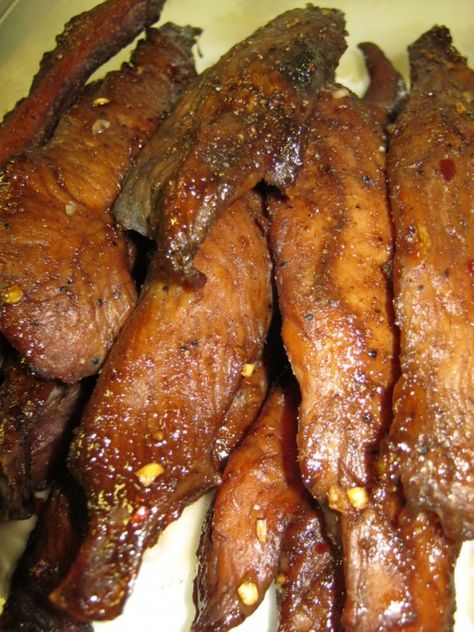 smoked turkey jerky Smoked Turkey Jerky Recipe, Smoker Jerky Recipes, Simple Beef Jerky Recipe, Turkey Jerky Recipe, Jerkey Recipes, Smoked Jerky, Homemade Jerky, Jerky Recipe, Turkey Jerky