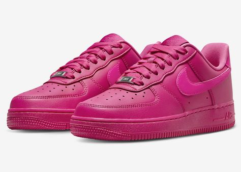 Nike Air Force 1 Low Fireberry Fierce Pink DD8959-600-4 Nike Air Force 107, Nike Air Force 1 Flyknit 2.0, Hot Pink Air Force 1, Pink Airforce 1 Outfit, Nike Air Force Pink, Pink Air Forces, Airforce 1 Outfit, Pink Nike Air Force 1, Nike Air Force 1 Pink