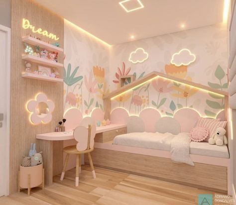 Kids Room Interior Design, Toddler Girl Room, Kids Bedroom Inspiration, Baby Room Inspiration, Kids Bedroom Designs, Nursery Room Inspiration, Kids Interior Room, Toddler Rooms