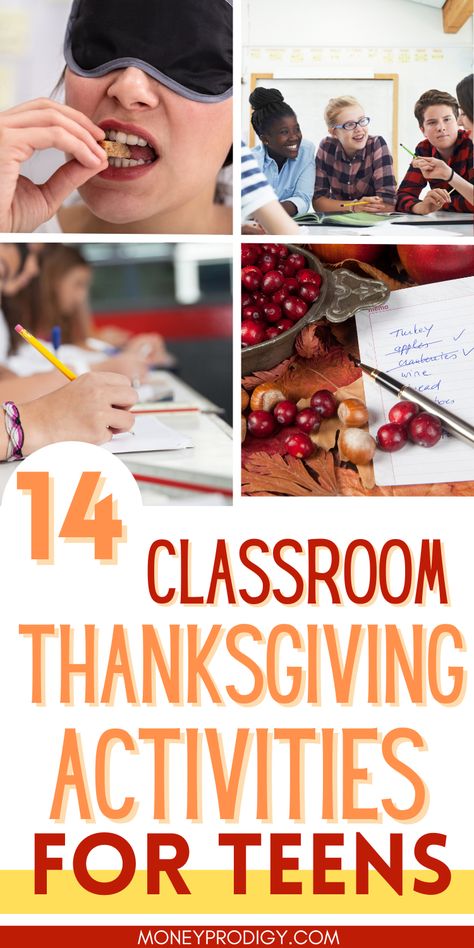 Thanksgiving Party School Ideas, Thanksgiving Games For Middle Schoolers, Thanksgiving School Games, Middle School Friendsgiving, Thanksgiving Yw Activities, Friendsgiving School Ideas, Thanksgiving Games For Teachers, Fall High School Activities, High School Activity Ideas