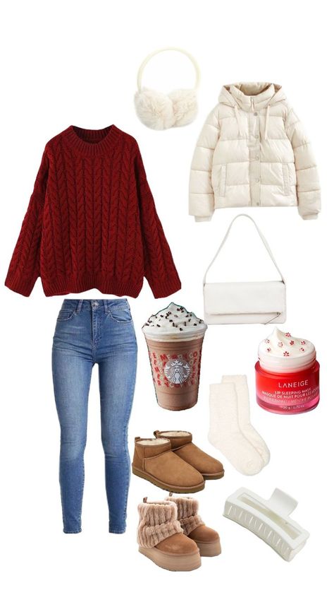 winter outfit 2024 cute Canada Outfit Winter, Christmas In New York Outfits, Cabin Outfit, Ball Outfit, Nyc Outfits, New York Outfits, Winter Outfits Cold, Outfit Look, Winter Outfit