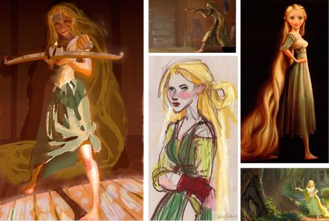 Tangled Concept Art, Rapunzel Characters, Rapunzel Cosplay, Disney Movie Art, Rapunzel And Eugene, Disney Concept Art, Disney Tangled, Disney Memes, Visual Development