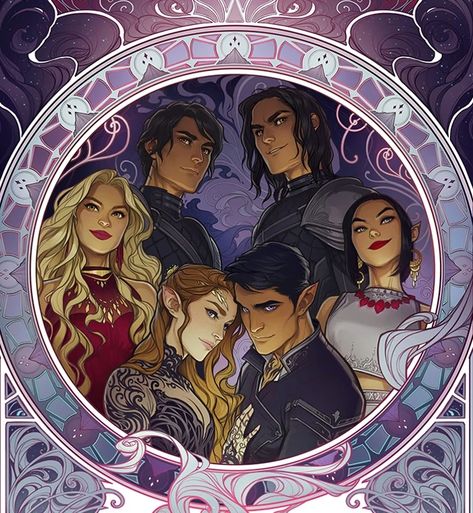 Sarah Maas, Roses Book, Feyre And Rhysand, A Court Of Wings And Ruin, Sarah J Maas Books, A Court Of Mist And Fury, Inner Circle, Wow Art, Cassandra Clare