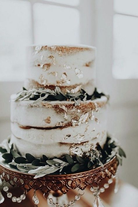 sage green wedding color ideas #wedding #weddings #weddingcolors #greenweddings #hmp Dark Moody Wedding Cake Small, Western Wedding Cakes 2 Tier, Earthy Wedding Cake, Naked Wedding Cake With Flowers, Rustic Wedding Cakes, Wedding Cake Designs Simple, Sage Green Wedding Colors, Gateau Baby Shower, Green Wedding Colors