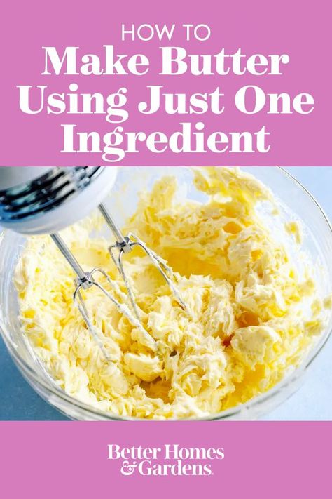 Butter From Heavy Cream, Homemade Heavy Cream, Make Butter At Home, Homemade Honey Butter, Butter Recipes Homemade, Diy Butter, Make Garlic Butter, Homemade Garlic Butter, Make Butter