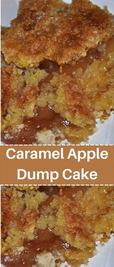 Easy Dump Cake Recipe, Apple Dump Cake, Caramel Apple Dump Cake, Caramel Apples Easy, Caramel Apple Cake, Canned Apple Pie Filling, Apple Dump Cakes, Apple Pie Filling, Apple Dessert Recipes