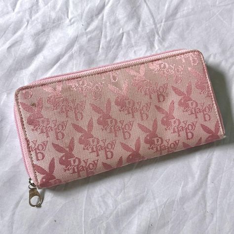 Playboy pink monogram wallet 
Pre loved condition... - Depop Y2k Wallet, Pink Monogram, Playboy Bunny, Sale Price, Y2k Vintage, Wallets For Women, New Era, Final Sale, Monogram