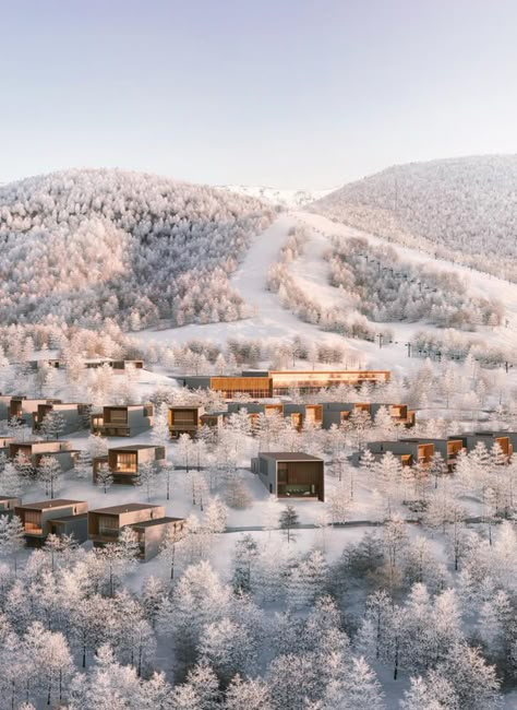 Aman Niseko – Hokkaido Wellness Resort Coming Soon, Japan – Aman Spa Reception Area, Japan Skiing, Alpine Hotel, Unique Resorts, Japanese Hot Springs, Resort Luxury, Mountain Hotel, Resort Architecture, Wellness Resort