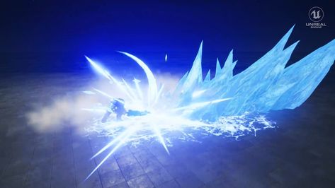 ice sword effect, HeeWon Min on ArtStation at https://www.artstation.com/artwork/mqk0va Ice Power Reference, Ice Themed Character Design, Ice Magic Gif, Anime Ice Powers, Ice Bending, Ice Magic Art, Ice Magic Aesthetic, Ice Wings, Ice Elemental