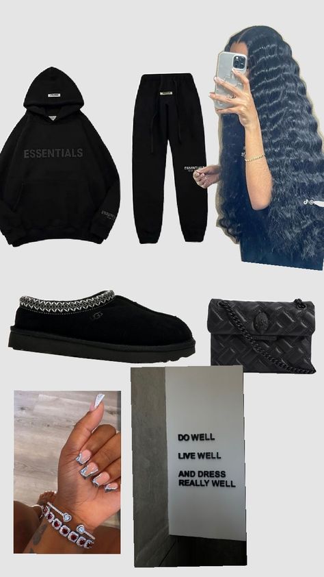 Essentials Outfit Black Women, Cute Easy Outfits For School, Essentials Outfit, Outfit Black Women, Geeky Clothes, Teen Swag Outfits, Fasion Outfits, Cute Lazy Day Outfits