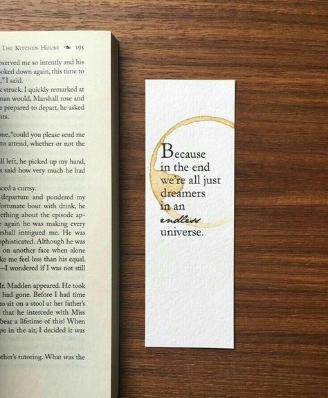 Make A Bookmark, Dreamer Quotes, Bookmarks Quotes, Unique Bookmarks, Bookmarks Diy, Handmade Bookmarks Diy, Anniversary Cards For Him, Bookmark Ideas, Bookmarks For Books