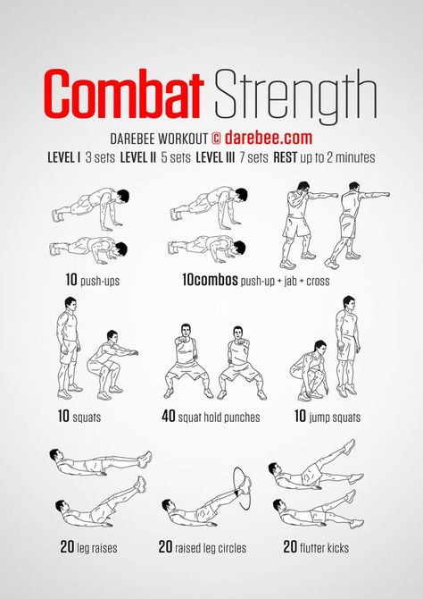 Combat Strength Workout Boxing Workout Routine, Fighter Workout, Boxing Training Workout, Boxe Thai, Trening Sztuk Walki, Mma Workout, Strength Training Routine, Latihan Kardio, Lifting Workouts