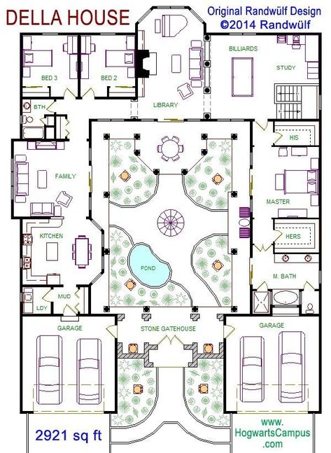 Sims 4 Hus, Pelan Lantai Rumah, Pelan Rumah, Sims 4 House Plans, Courtyard House Plans, Casas The Sims 4, تصميم للمنزل العصري, Sims House Plans, Casa Patio