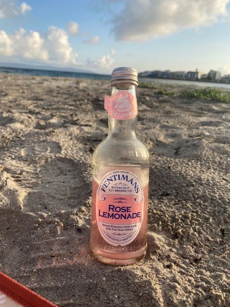 Rose Lemonade on Salthill beach with Nick - 20th of June 2023. Fentimans Rose Lemonade, Rose Lemonade, Rose Extract, Lemonade, Vision Board, The Beach, Pure Products, Drinks, Pink