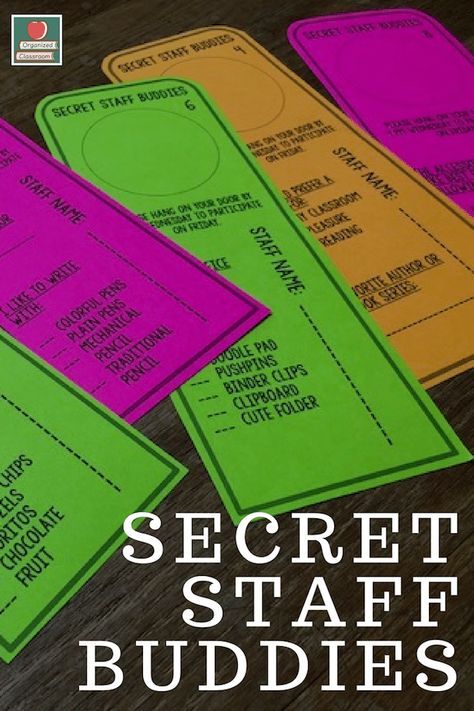 How do you keep teacher morale boosted high? Check out these ideas and grab some fun classroom door hangers for showing your appreciation for staff members! #teachermorale #jobsatisfaction Teacher Morale Booster Games, Fun Projects For High School Students, Weekly Staff Appreciation Ideas, Ways To Boost Teacher Morale, Well Being Ideas For Teachers, Social Committee Ideas Teachers Staff Morale, Schoolwide Incentive Ideas, Secret Staff Buddies, Pbis Staff Incentives