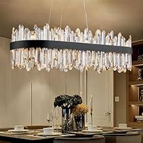 Modern Chandelier Dining, Raindrop Chandelier, Dinning Room Lighting, Dining Chandelier, Chandelier Metal, Contemporary Ceiling, Crystal Ceiling Light, Modern Crystal Chandelier, Dining Room Light Fixtures