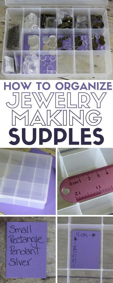 Jewelry Supplies Organization, Organize Jewelry, Jewelry Making Business, Bead Organization, Bead Storage, Jewerly Making, Diy Craft Tutorials, Organization Storage, Making Beads