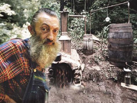 New movie focuses on WNC moonshiner Popcorn Sutton Popcorn Sutton, How To Make Moonshine, Moonshine Still, Homemade Liquor, Moon Shine, Mash Recipe, Moonshine Recipes, Homemade Wine, I'm With The Band