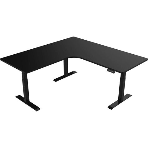 Lift Desk, Electric Desk, Height Adjustable Desk, Home Office Furniture Desk, Sit To Stand, Adjustable Standing Desk, Sit Stand Desk, Black Desk, L Shaped Desk