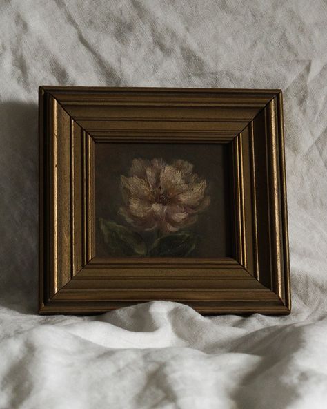 All the mood 🤎 Join us on Saturday @labodeshoppeandinteriors 10-5pm to watch me live paint, shop this collection & the chance to win an original floral piece! *in-store only* #antiques #moodyartwork #gessoframe #canadian #vintageframes#landscape #moodyart #vintageoilpainting #framedart #antiqueframes #walldecor #frenchinspired #traditionalart Vintage Frame Aesthetic, Moody Artwork, Inspirational Homes, Staircase Wall Decor, Acrylic Ideas, Antique Wall Decor, Moody Art, Antique Painting, Vintage Frame