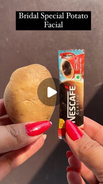 Mua~riya 🌻I Beauty Creator on Instagram: "Bridal Special Potato Face pack & dark Circles Remove .  Coffee + Potato + Honey  .  #skincaretips #beautytips #naturalremedies #beautybloggers #selfcare #removemakeup #koreanskincare #koreanskincareroutine #homeremedies #viralvideo #reelkarkedekho" Face Pack For Dark Circles, Potato For Face, Potato For Dark Circles, Coffee Face Pack, Face Pack At Home, Potato Face Mask, Potato Face, Coffee Mask, Coffee Face Scrub