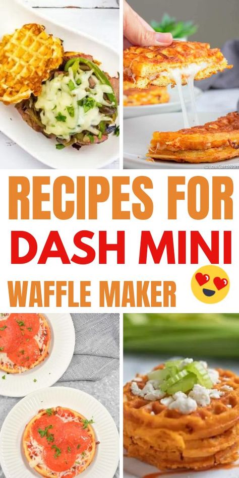 Looking for some quick dash mini waffle maker keto recipes? These 10 easy keto mini griddle recipes will do the trick! Dash Mini Waffle Maker Recipes Easy, Mini Griddle Recipes, Waffle Maker Recipes Breakfast, Waffle Iron Recipes Easy, Dash Mini Waffles Recipe, Mini Waffle Recipe, Dash Mini Waffle Maker, Dash Recipe, Easy Waffle Recipe