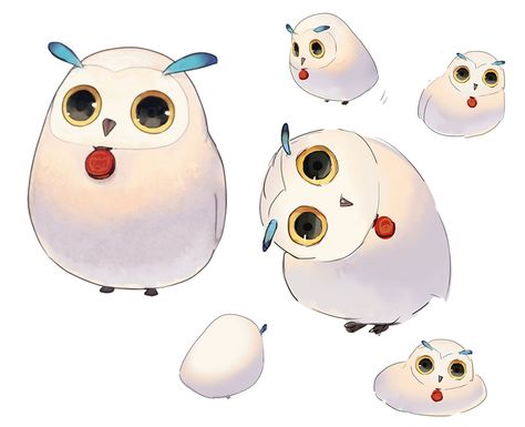 Owl Person Character Design, Tales Of Arise Fanart, Owl Concept Art, Owl Character Design, Cute Owl Drawing, Owl Character, Tales Of Arise, Owl Cute, Stylish Wallpaper