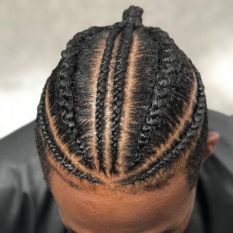 35 Best Cornrow Hairstyles For Men (2021 Braid Styles) Braid Styles For Men, Boy Braids Hairstyles, Cornrow Hairstyles For Men, Braids For Boys, Types Of Braids, Black Men Hairstyles, Mens Braids Hairstyles, Mens Braids, Cornrows Braids