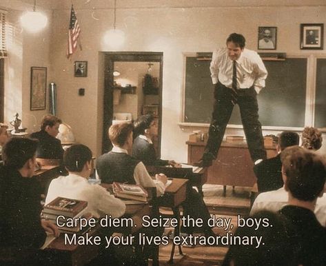 Dead Poets Society Quotes, Internet Aesthetic, Society 1989, Making Outfits, Academic Aesthetic, Cinema Quotes, My Favorite Movies, Oh Captain My Captain, Captain My Captain