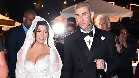 Kim Kardashian Wedding Dress, Kim Kardashian Wedding, Kardashian Wedding, Travis Barker, Royal Wedding Dress, Catholic Wedding, Gorgeous Wedding Dress, Kris Jenner, Black Wedding Dresses