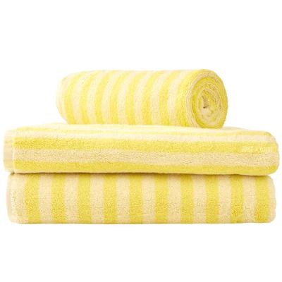 BATHROOM LINEN - DYKE & DEAN Girlie Apartment, Yellow Bath Towels, Towel Series, Walnut Furniture, Yellow Bathrooms, Large Baths, Guest Towel, Luxury Towels, Terry Towel