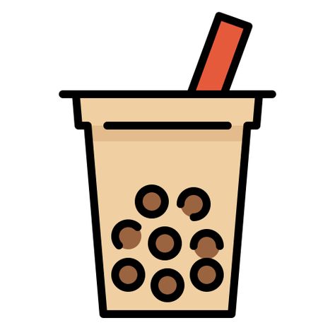 Boba Icon, Bubble Tea Icon, Tea Icon, Coffee Boba, Food And Restaurant, Animated Icons, Flat Icon, Bubble Tea, Color Samples