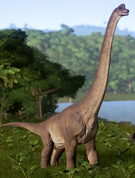 Brachiosaurus | Jurassic World Evolution Wiki | Fandom Town And Country Van, Jurassic World Evolution, Isla Nublar, Largest Dinosaur, Indominus Rex, Dinosaur Images, Dinosaur Pictures, Jurassic World Dinosaurs, Falling Kingdoms