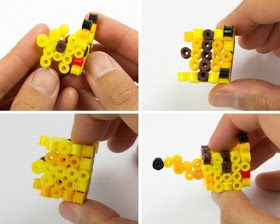 Totally Awesome 3D Perler Bead Pikachu and Squirtle (Free Patterns) | Pink Stripey Socks 3d Pokemon Perler Beads, Perler Bead Pikachu, Pikachu Hama Beads, Perler Bead Pokemon Patterns, 3d Pokemon, Pokemon Perler, Pokemon Bead, Pokemon Pattern, Pokemon Perler Beads