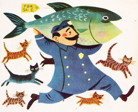 Mary Blair Illustration, 동화 삽화, Mid Century Illustration, Fish Illustration, Childrens Books Illustrations, Small Talk, J P, Arte Inspo, Retro Illustration