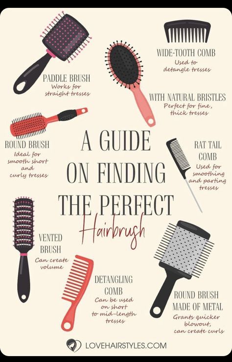 Hair Brush Guide, Types Of Hair Brushes, Cantu Hair Products, Hair Care Frizzy, Damaged Curly Hair, African American Hair Care, Wavy Hair Care, Blonde Hair Care, Best Hair Brush