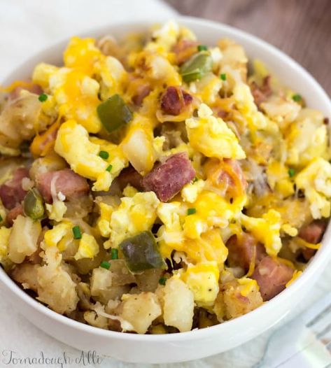 Breakfast Bowls Healthy, Farmers Breakfast, Ham Potatoes, Bowls Healthy, Eggs Potatoes, Breakfast Bowls Recipe, Ham Breakfast, Healthy Breakfast Bowls, Breakfast Potatoes