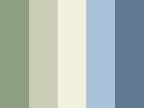 Nope, I change my mind, I want this color palette for my wedding, except change the pale yellow/ ivory to white. Khaki Blue Colour Palette, Blue Green White Colour Palette, Pale Colors Palette, Green White Blue Beige Colour Palette, Blue Green And White Color Palette, Sage Green And Blue Palette, 10 Colors Palette, Blue Olive Color Palette, Muted Green And Blue Color Palette