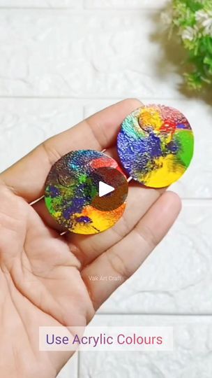 DIY Earrings From Cardboard 😱 recycled Craft 😍 

#diy #handmadejewelry #cardboardcraft #wastematerialcafts #easytomake #earrings #handmade #handcrafted... | By Vak - Art & CraftFacebook Cardboard Earrings Diy, Diy Recycled Earrings, Cardboard Recycling, Recycled Earrings, Make Earrings, Diy Recycle, Cardboard Crafts, Recycled Crafts, Craft Diy