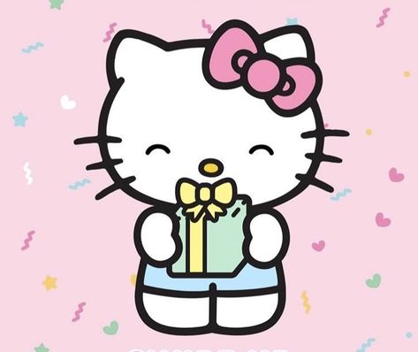 Sanrio Birthday Drawing, Hello Kitty Birthday Wallpaper, Hello Kitty Cumpleaños, Happy Birthday Hello Kitty, Sanrio Birthday, Birthday Kitty, Birthday Hello Kitty, Happy Birthday Drawings, 헬로키티 배경화면