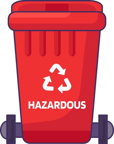 Closed Transportable Hazardous Waste Container Hazardous Waste Containers, Hazardous Waste, Waste Container, 3d Vector, Quick Saves