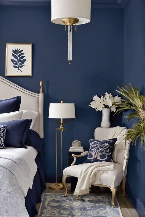 NavyBlueBliss, 2024PaintColors, ExploreTheDepths, PaintInspiration Farmhouse Navy Paint Colors, Dark Blue Interior Paint Colors, Popular Navy Paint Colors, Valspar Navy Blue Paint Colors, 2024 Blue Paint Colors, Navy Blue Wall Paint, Navy Wall Paint, Colors With Navy Blue, Navy Paint Color