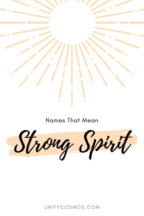 Here's a list of more than 50 Names that Mean Strong Spirit. I've included names from different cultures. Are you on the list?    #strongspirit #namemeaning Spiritual Names And Meanings, Spirit Names, Old Irish Names, Spiritual Names, Celtic Name, Welsh Names, Names Meaning, Nature Names, German Names