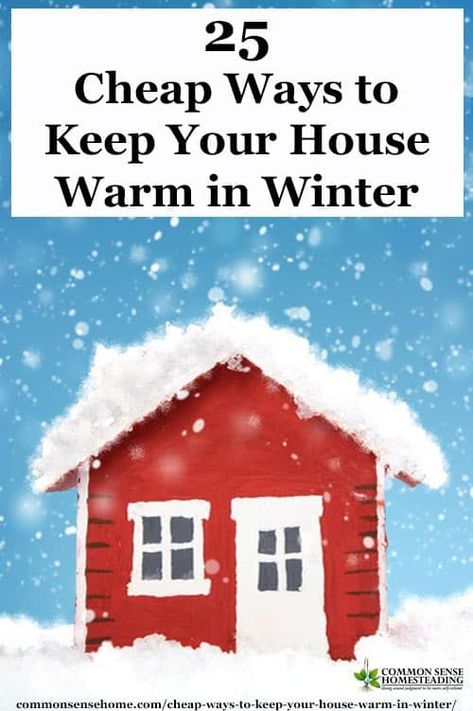 Cheap ways to keep your house warm in winter. Some tips reduce heat loss, others add heat to the home or keep the heat where you need it. Keeping Warm In Winter, Cheap Insulation Ideas Diy, House Heating Ideas, Insulation Ideas, Winter Tips, House Heating, Energy Saving Tips, Winter Hacks, Diy Accent Wall