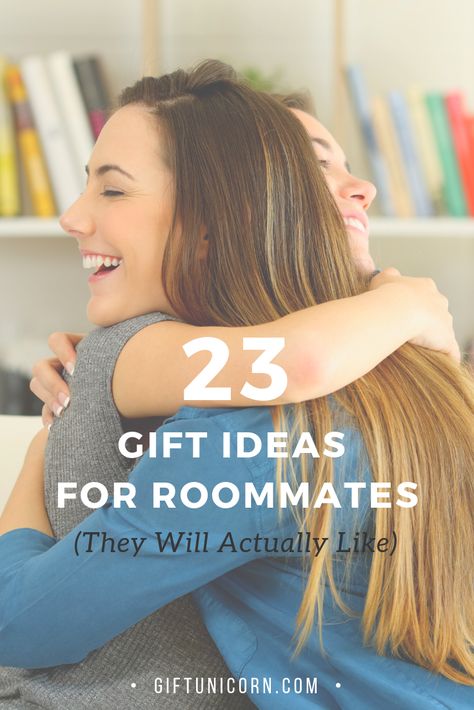 Roommate living can be hard, but if done correctly, it can also be extremely rewarding. Have you been searching for that perfect gift to give your special roommate? If you have, you’ve come to the right place; whether you want to smooth things over or simply show your roomie that you care, here’s a list of 23 of the most awesome roommate gift ideas. #roommate #roomie #college #friendsgifts #collegelife New Roommate Gift Ideas, Roommate Birthday Gifts, Gift Ideas For Roommate, Roomate Ideas College, Roommate Gift Ideas, Roommate Pictures, College Roommate Gift, College Roomate, Student Christmas Gifts