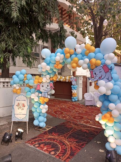 Entry Gate Balloon Decoration, Balloon Gate, Gate Decoration, Entry Gate, Entrance Gate, Entry Decor, Birthday Balloon Decorations, Naming Ceremony, Entry Gates