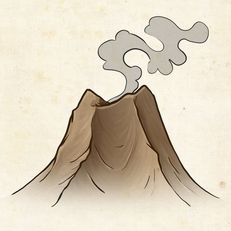 Fantasy Map Drawing, Map Drawing Ideas, Fantasy Map Drawing Ideas, Volcano Drawing, Map Drawing, Erupting Volcano, Map Creator, Map Making, Map Icons