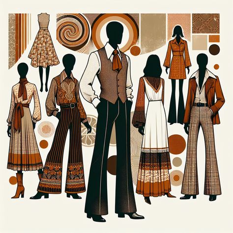 Iconic 70s Fashion Trends Inspired by Charlie's Angels (1976): Get the Angelic Look! Introduction In the grand tapestry of fashion history, certain mo... 70s Fashion Design Sketches, 1970s Women Fashion, American 70s Fashion, Women 70s Fashion, 1970 Fashion Women, 70s High Fashion, 70s Fashion Trends, 1976 Fashion, American Casual Style