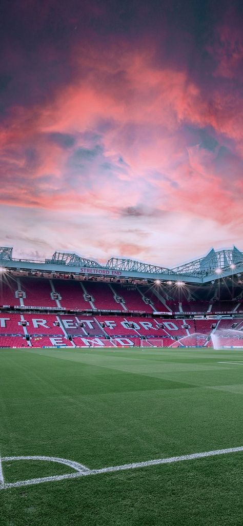 Red Football Aesthetic, Manchester United Backgrounds, Manchester United Aesthetic Wallpaper, Old Trafford Aesthetic, Old Trafford Stadium Wallpapers, Manchester United Aesthetic, Old Trafford Wallpapers, Aesthetic Football Wallpaper, Football Stadium Background