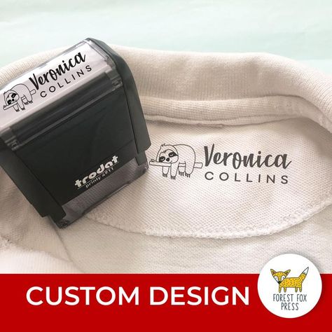 Clothing Stamp, Business Logo Stamp, Diy Labels, Star Clothing, Custom Rubber Stamps, Font Combinations, Fabric Stamping, Fabric Textile, Fabric Markers